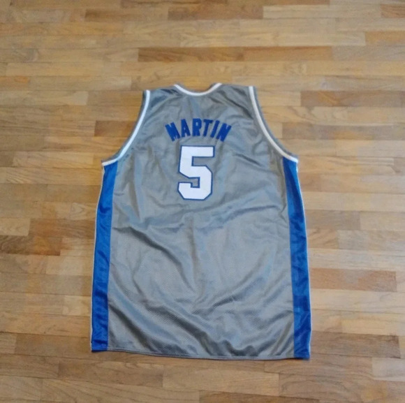 Kentucky Wildcats Jersey Reversible Gray White Embroidered #5 Martin Men’s XL - Picture 2 of 10